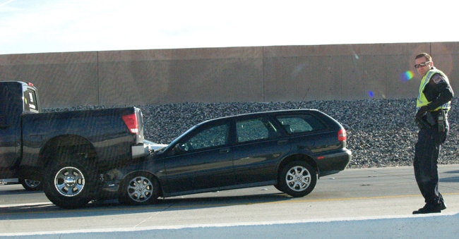 Two car accidents on the 215 beltway headed Westbound between Eastern and Windmill slowed traffic during morning rush hour.