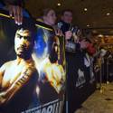 Manny Pacquiao Arrives at MGM