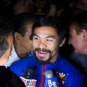 Manny Pacquiao Arrives at MGM