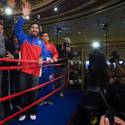 Manny Pacquiao Arrives at MGM