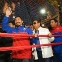 Manny Pacquiao Arrives at MGM