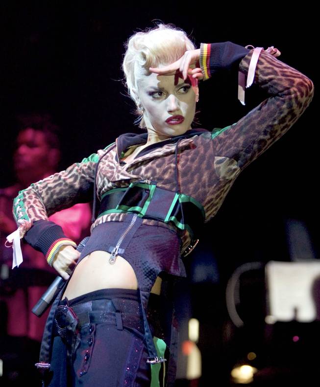 Gwen Stefani performs at the Palms.