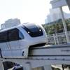 The Las Vegas Monorail pulls into the Convention Center station on Monday, Nov. 14, 2011.