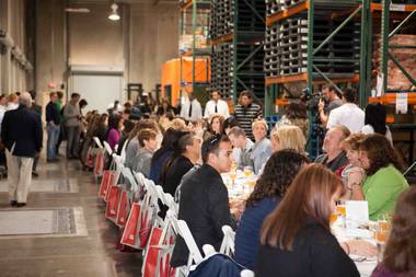 Project Dinner Table led by Society Cafe Chef Kim Canteenwalla at Three Square on Nov. 13,&nbsp;2011.