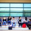 Students eat lunch in the quad at Mojave High School in North Las Vegas on Thursday, Nov. 17, 2011.