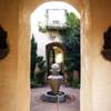 The entryway courtyard of a home for sale at Red Rock Country Club in Summerlin for $600,000 seen Friday, November 18, 2011.