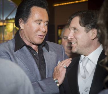 Wayne Newton with filmmaker Dana Packard at the Las Vegas premiere of “40 West” at the Orleans.