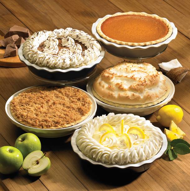 Pies from Marie Callender's. 