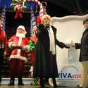 Christmas Tree lighting at the Fremont Street Experience