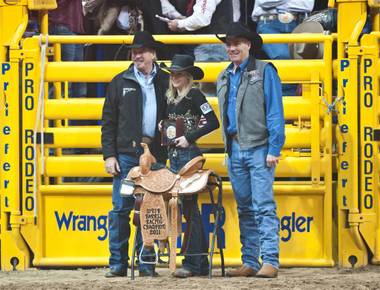 The 10th and final round of the 53rd Wrangler National Finals Rodeo at the Thomas & Mack Center on Dec. 10, 2011.