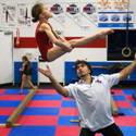 Gymnast Maile O'Keefe