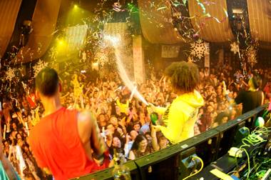 Redfoo at Party Rock Mondays at Marquee in the Cosmopolitan on Dec. 19,&nbsp;2011.