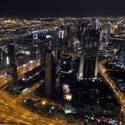 Dubai cityscape aerial