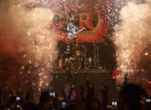 Guns 'n' Roses at the Joint in the Hard Rock Hotel on Dec. 30, 2011.