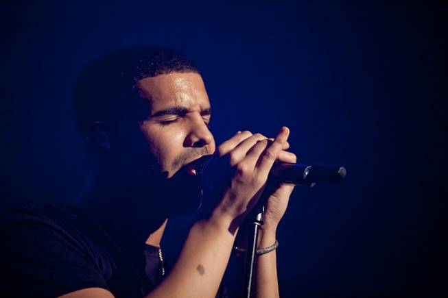 Drake at the Joint in the Hard Rock Hotel on Jan. 1, 2012.