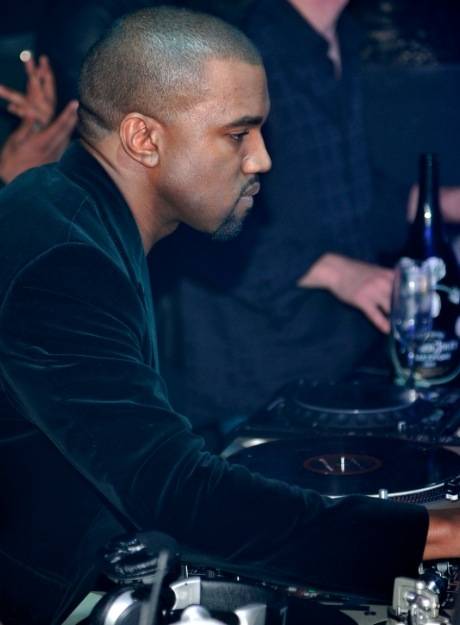 Kanye West at 10AK at the Mirage on Dec. 31, ...