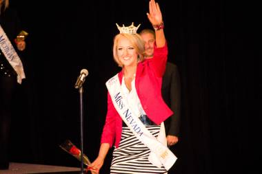 2012 Miss Nevada Alana Lee at the arrival ceremony for the 2012 Miss America Pageant at Planet Hollywood on Thursday, Jan. 5, 2012.