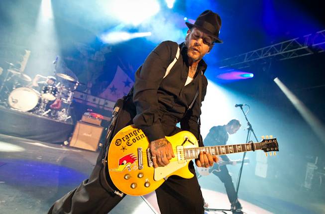 Social Distortion at the Joint in the Hard Rock Hotel on Friday, Jan. 27, 2012.