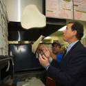 Rick Santorum visits Manhattan Pizza
