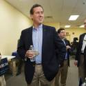 Rick Santorum visits Manhattan Pizza