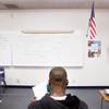 A student studies in the StarOn classroom at Mojave High School in North Las Vegas on Feb. 2, 2012.