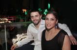 Carlos Condit and Aimee Teegarden at Chateau