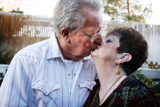 Dick and Mary Hansen at their home in Las Vegas on Thursday, Feb. 9, 2012.