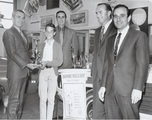 Blake Sartini pictured with Lt. Governor Ed Fike, Harvey Schnitzer, Don Ackerman and former state senator Chic Hecht in this 1969 image.