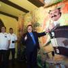 Ramon Ayala poses by an image of himself during the grand opening of Ramon Ayalas Cocina and Cantina at Buffalo Bill's resort in Primm on Feb. 16, 2012. Known as the "King of the Accordion," Ayala is a Mexican-American musician that has recorded more than 105 albums.