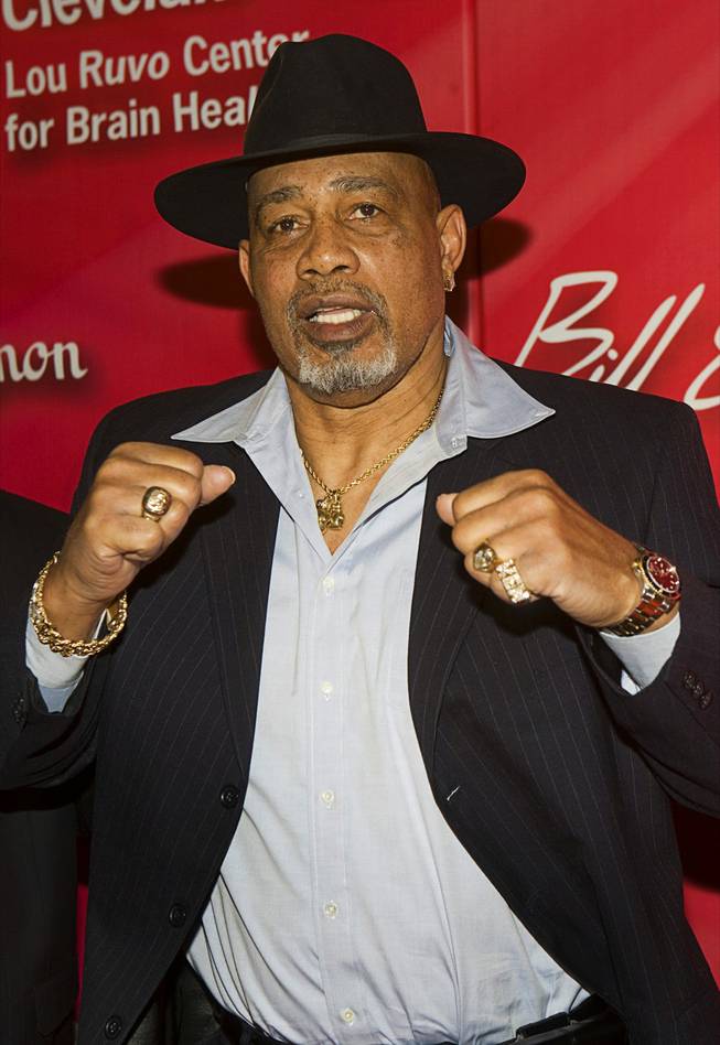 Former heavyweight boxer Ken Norton arrives for the 16th annual Keep Memory Alive "Power of Love Gala" and 70th birthday celebration for Muhammad Ali at the MGM Grand Garden Arena Saturday, Feb.18, 2012. Norton fought Muhammad Ali three times including a win against Ali in 1973 where he became only the second man to defeat Ali as a professional.