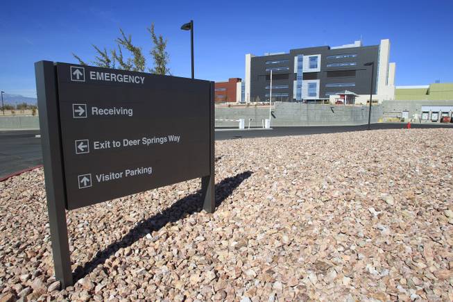 The new Veterans Affairs Medical Center in North Las Vegas is seen Feb. 21, 2012.