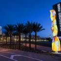 Symphony Park Sign at Night