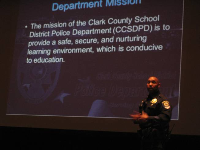 School police address community