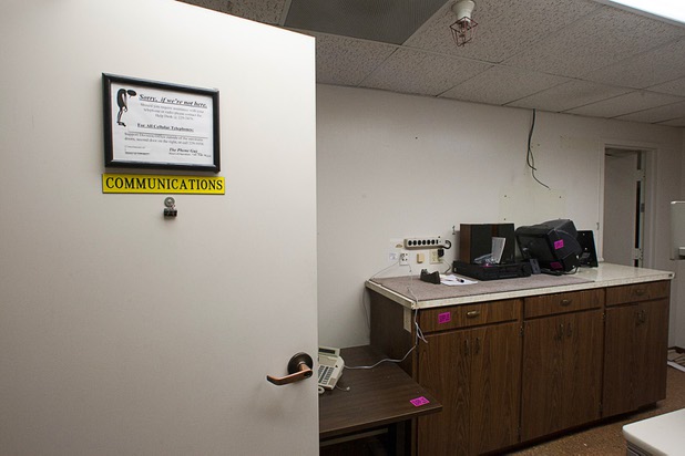 A view of the communications department at the old city hall building is shown March. 6, 2012. The building is now the headquarters of Zappos.