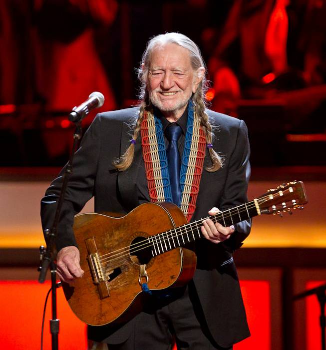 Willie Nelson at the Smith Center for the Performing Arts' all-star, opening-night show in Reynolds Hall on Saturday, March 10, 2012.