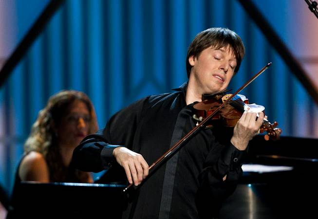 Joshua Bell at the Smith Center for the Performing Arts' all-star, opening-night show in Reynolds Hall on Saturday, March 10, 2012.