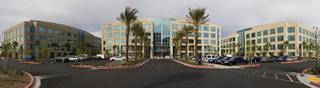 A panoramic view of the new Metro Police Department headquarters on Martin Luther King Jr. Boulevard during a tour of downtown buildings in Las Vegas Monday, March 12, 2012.