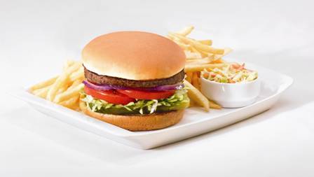 From midnight to 6 p.m. a burger with fries is just $2.99 at many Station Casinos, March 16, 2012.