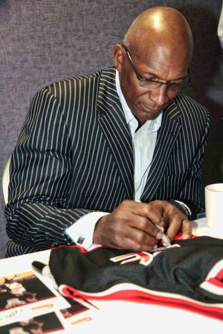 Clyde Drexler at Lagasse's Stadium in the Palazzo on Friday, ...