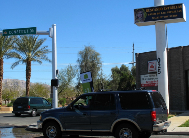 In the future, Constitution Way in North Las Vegas will be named Buscando Estrellas, in honor of the local bilingual television show.