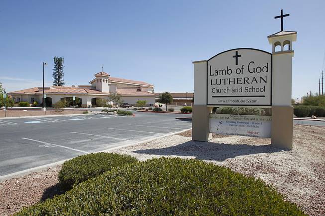 Lamb of God Lutheran Church, 6220 North Jones Blvd., Thursday, April 5, 2012.