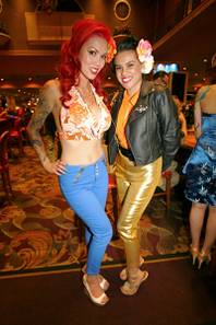 Rockabilly fans from across the world show off their sharp looks at Viva Las Vegas at the Orleans on Thursday, April 5, 2012.