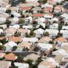 An aerial view of a residential neighborhood in Las Vegas.