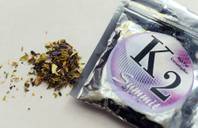 A package of K2, a concoction of dried herbs sprayed with chemicals, is shown in February 2010. Clark County teens are increasingly using chemically treated, smokable leaves, known by names such as "Spice" and "K2," and bath salts that are snorted or smoked as a hallucinogen. 