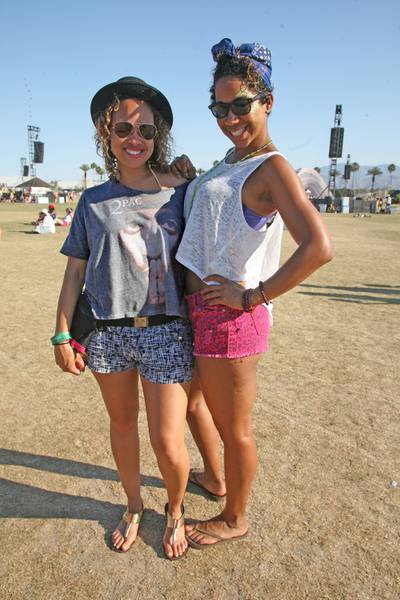 Music fans blended style and comfort to bear the desert heat at Weekend 2 of the 2012 Coachella Valley Music and Arts Festival in Indio, Calif., on April 20-22, 2012.