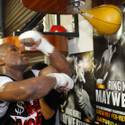 Floyd Mayweather Jr. Media Workout
