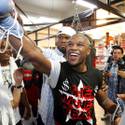 Floyd Mayweather Jr. Media Workout