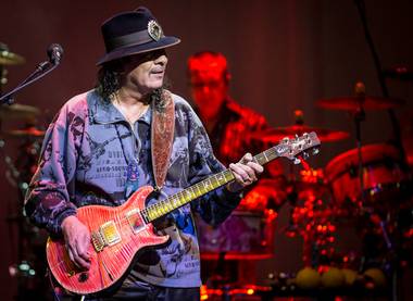 “An Intimate Evening With Santana” at House of Blues in Mandalay Bay on Wednesday, May 2,&nbsp;2012.
