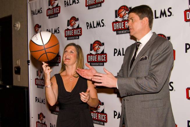 Mindy Rice and UNLV basketball coach Dave Rice pose for ...