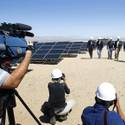Ken Salazar Flips the Switch for Solar Project